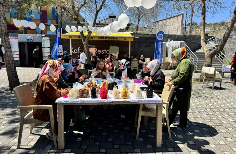 Hacılar’da El Emeği Göznuru Ürünler Sergilendi