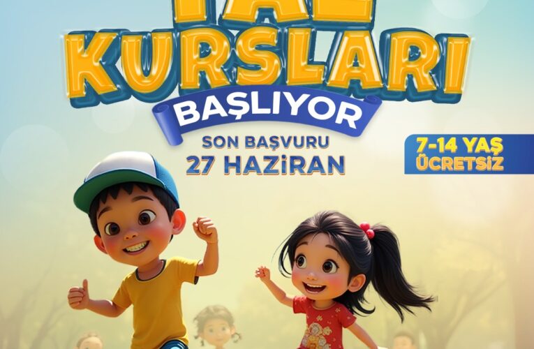 Melikgazi Belediyesi Yaz Kursları İçi̇n Son Başvuru 27 Hazi̇ran