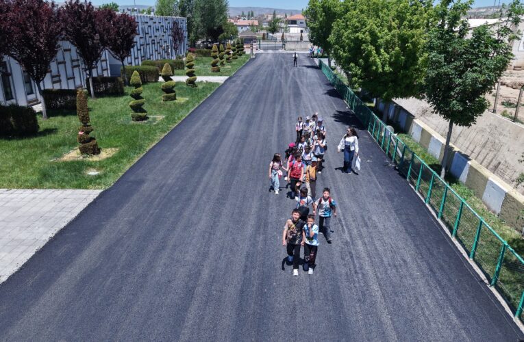 BÜYÜKŞEHİR’DEN HAYVANAT BAHÇESİ’NDE 1 MİLYON 870 BİN TL’LİK ASFALT ÇALIŞMASI
